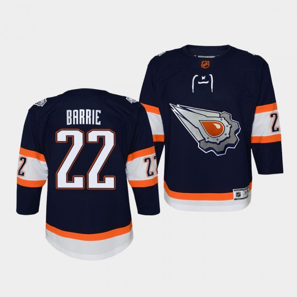 Tyson Barrie Edmonton Oilers Youth Jersey 2022 Special Edition 2.0 Navy Replica Jersey
