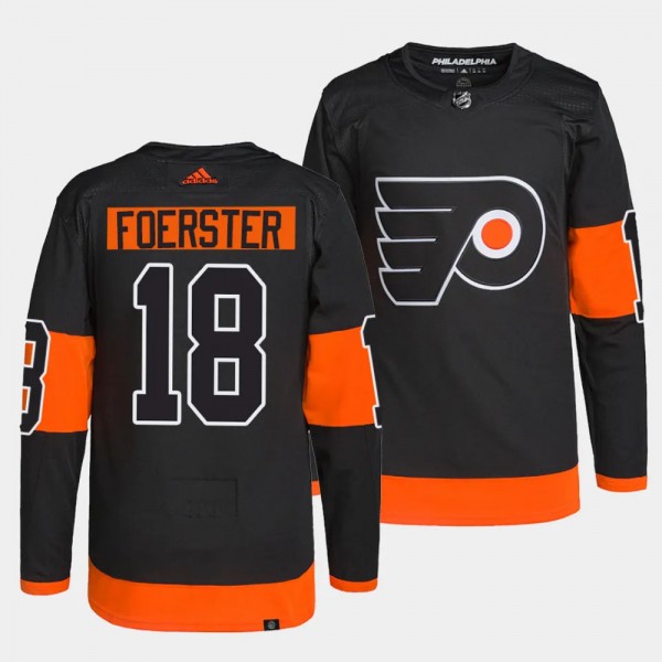 Tyson Foerster Philadelphia Flyers Alternate Black...