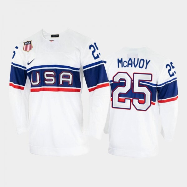 USA Hockey Charlie McAvoy 2022 Beijing Winter Olym...