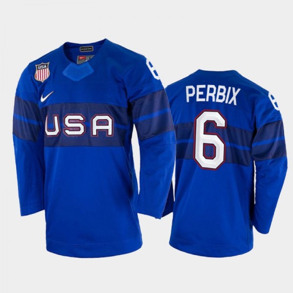 USA Hockey Nick Perbix 2022 Winter Olympics Royal ...