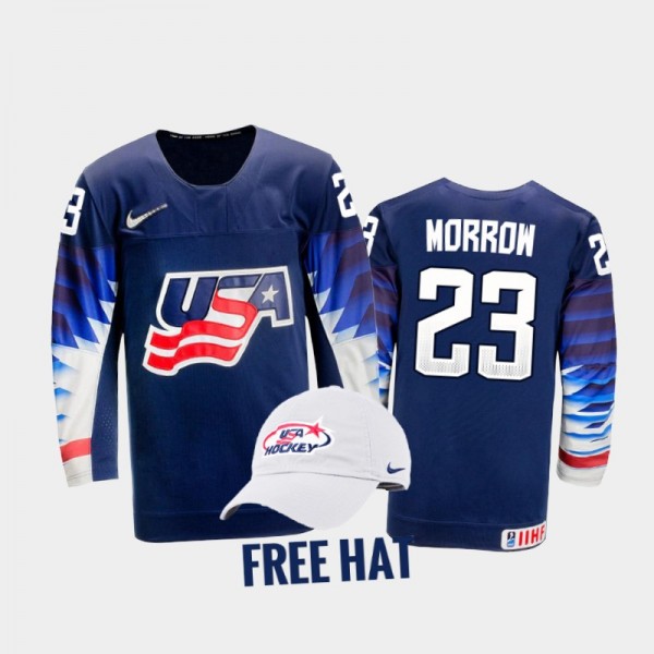 USA Hockey Scott Morrow 2022 IIHF World Junior Cha...