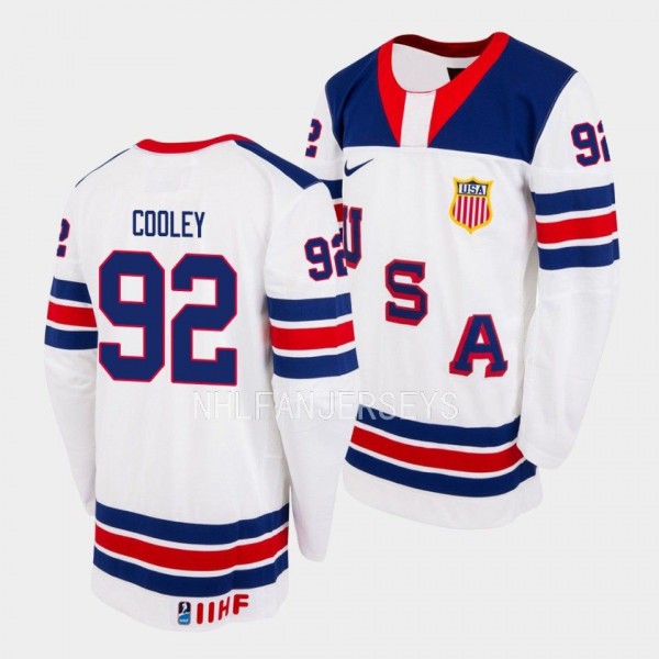 Logan Cooley USA 2023 IIHF World Junior Championsh...