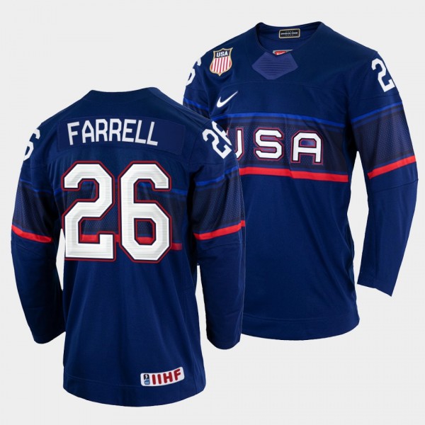 Sean Farrell 2022 IIHF World Championship USA Hock...