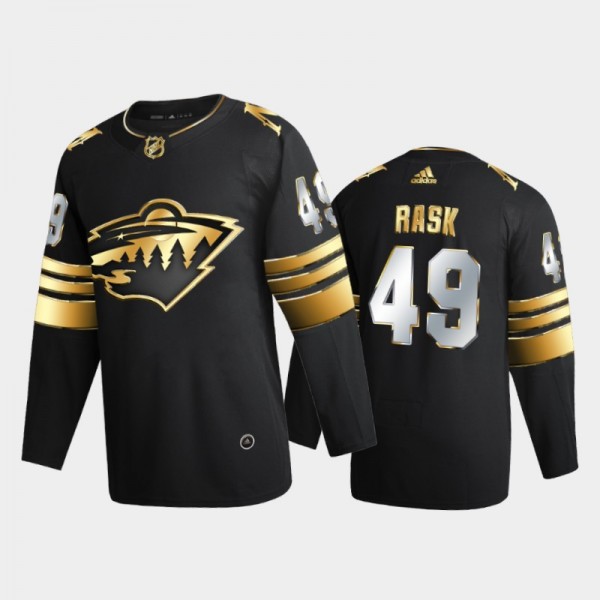 Minnesota Wild Victor Rask #49 2020-21 Golden Edition Black Limited Authentic Jersey