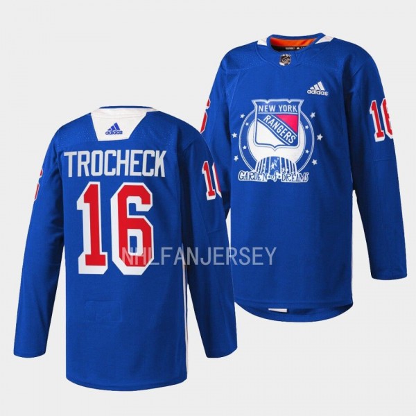 Vincent Trocheck #16 New York Rangers 2022 Garden ...