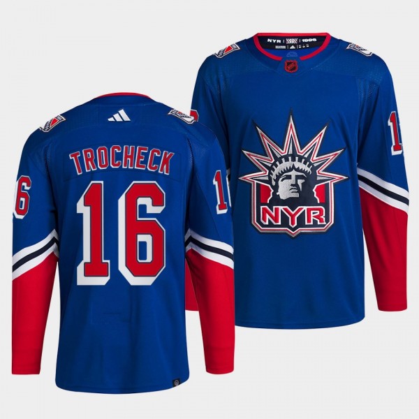Vincent Trocheck New York Rangers 2022 Reverse Ret...