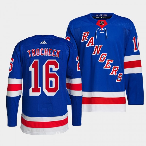 Vincent Trocheck Rangers 2022 Primegreen Authentic...