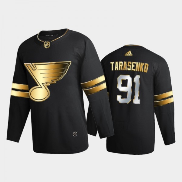 St. Louis Blues Vladimir Tarasenko #91 2020-21 Golden Edition Black Limited Authentic Jersey