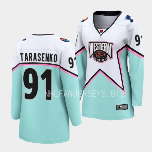 Vladimir Tarasenko St. Louis Blues 2023 NHL All-Star Women Western Conference 91 Jersey Breakaway Player