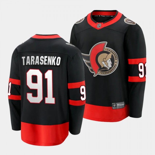 Ottawa Senators Vladimir Tarasenko Home Black Premier Breakaway Jersey Men's