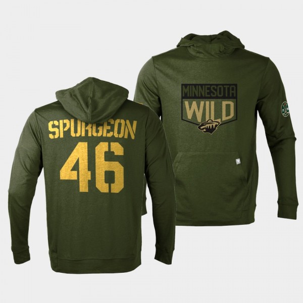Jared Spurgeon Minnesota Wild 2022 Salute to Servi...