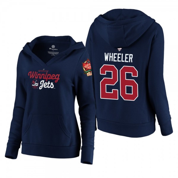 Women's Winnipeg Jets #26 Blake Wheeler 2019 Herit...
