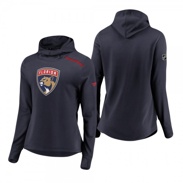 Women's Florida Panthers Navy Authentic Pro Rinksi...
