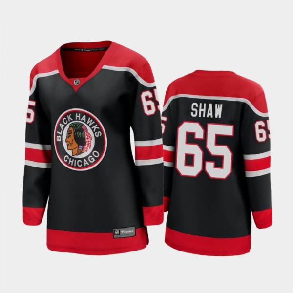 Women Chicago Blackhawks Andrew Shaw #65 2021 Special Edition Jersey - Black