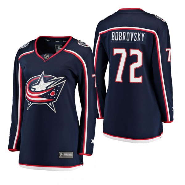 Women's Sergei Bobrovsky #72 Columbus Blue Jackets...