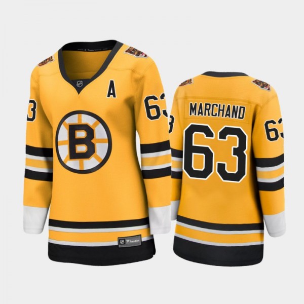 Women Boston Bruins Brad Marchand #63 2021 Special...