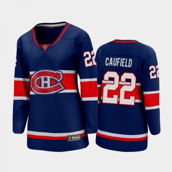 2021 Women Montreal Canadiens Cole Caufield #22 Re...