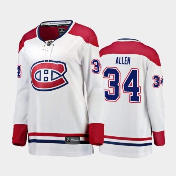 2020-21 Women's Montreal Canadiens Jake Allen #34 ...