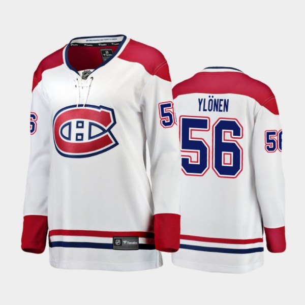 2021 Women Montreal Canadiens Jesse Ylonen #56 Awa...