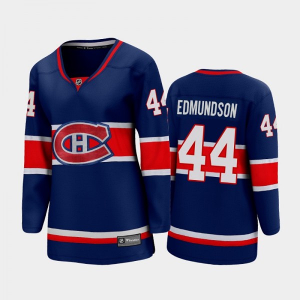 2020-21 Women's Montreal Canadiens Joel Edmundson #44 Special Edition Jersey - Blue
