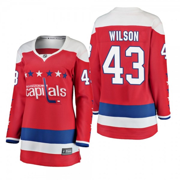 Women's Tom Wilson #43 Washington Capitals 2018-19 Alternate Fanatics Branded Breakaway Red Bargain Jersey