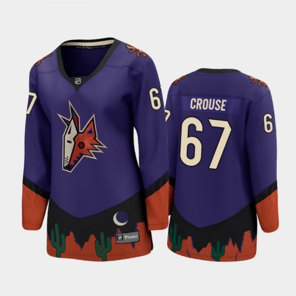 Women Arizona Coyotes Lawson Crouse #67 2021 Special Edition Jersey - Purple