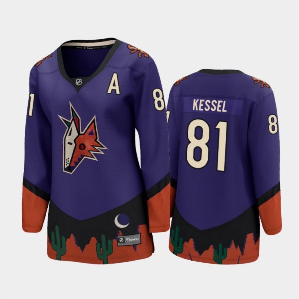 Women Arizona Coyotes Phil Kessel #81 2021 Special Edition Jersey - Purple