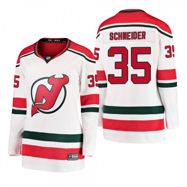 Women's Cory Schneider #35 New Jersey Devils 2019 ...