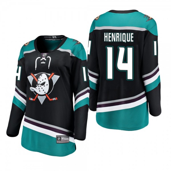 Women's Adam Henrique #14 Anaheim Ducks 2019 Alternate Breakaway Player Fanatics Branded Black Bargain Jersey