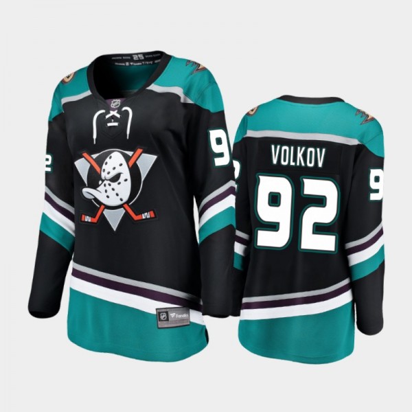 2021 Women Anaheim Ducks Alexander Volkov #92 Alte...