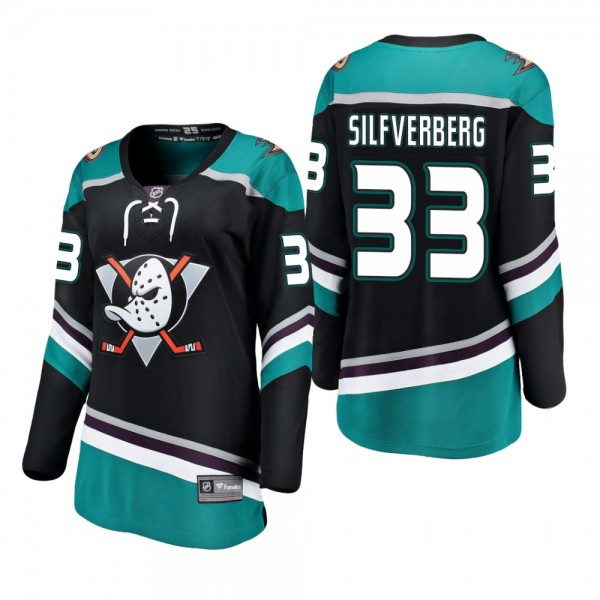 Women's Jakob Silfverberg #33 Anaheim Ducks 2019 A...