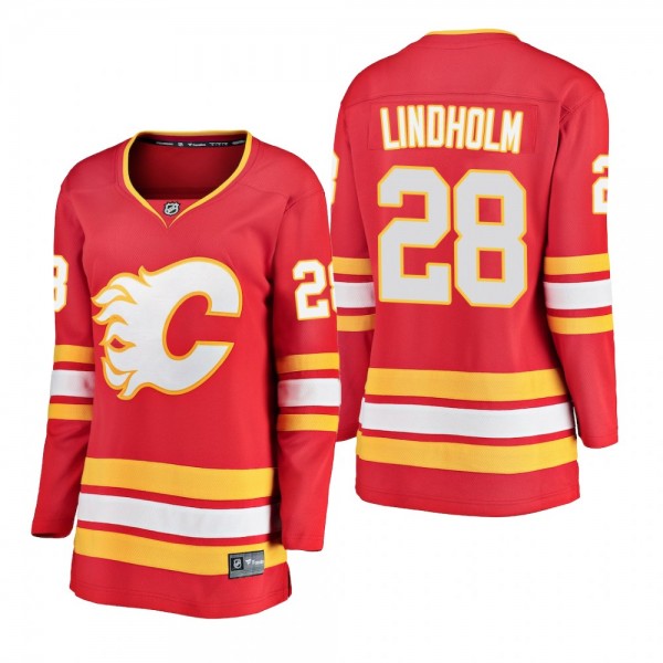 Women's Elias Lindholm #28 Calgary Flames 2018-19 ...