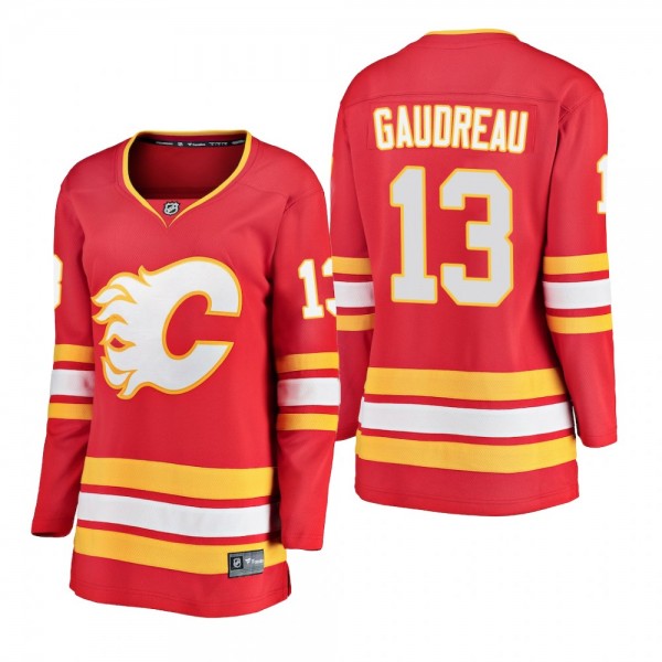 Women's Johnny Gaudreau #13 Calgary Flames 2018-19...