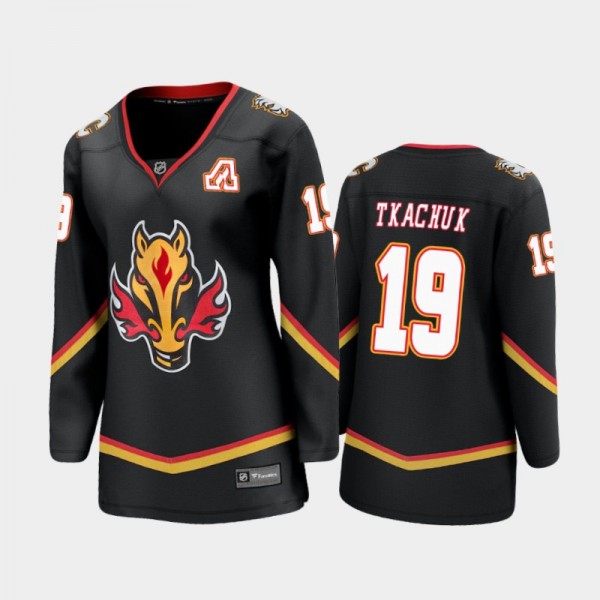 Women Calgary Flames Matthew Tkachuk #19 2021 Spec...
