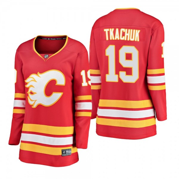 Women's Matthew Tkachuk #19 Calgary Flames 2018-19...