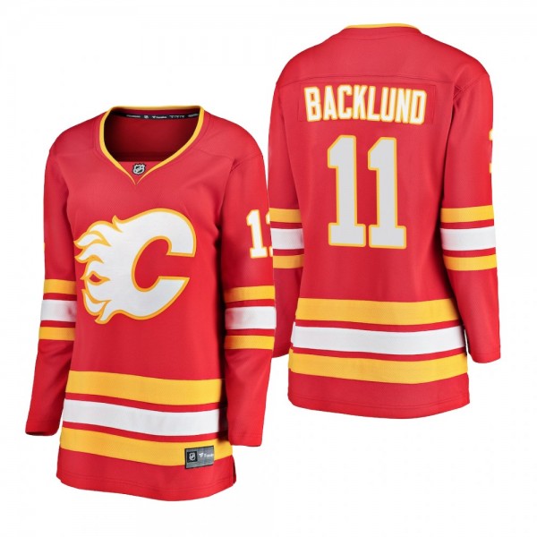 Women's Mikael Backlund #11 Calgary Flames 2018-19...