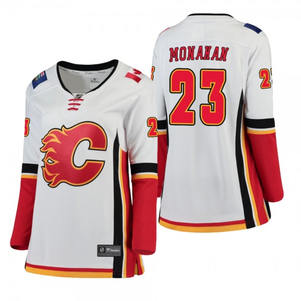 Women's Sean Monahan #23 Calgary Flames Away Break...