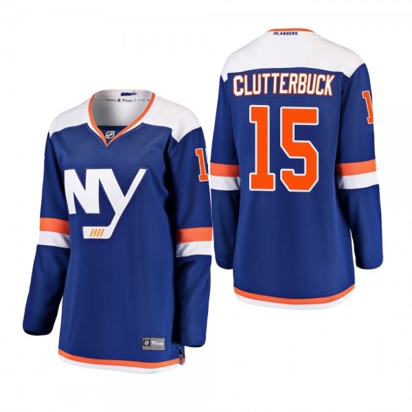 Women's Cal Clutterbuck #15 New York Islanders 2018-19 Alternate Fanatics Breakaway Blue Bargain Jersey