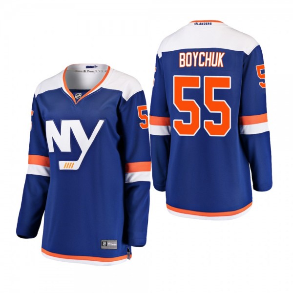Women's Johnny Boychuk #55 New York Islanders 2018-19 Alternate Fanatics Breakaway Blue Bargain Jersey