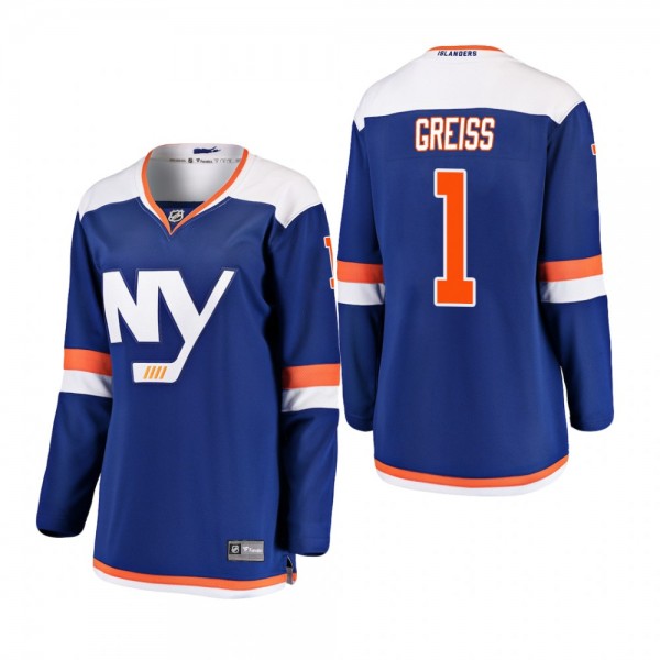 Women's Thomas Greiss #1 New York Islanders 2018-1...