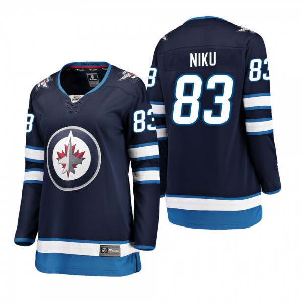 Women's Sami Niku #83 Winnipeg Jets Home Breakaway...
