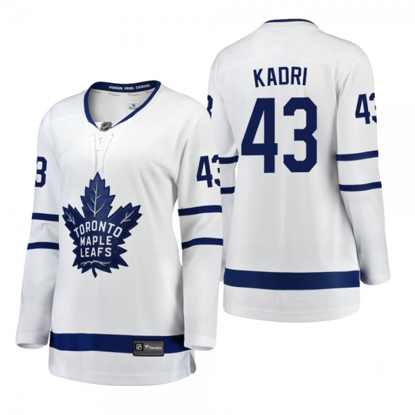 Women's Nazem Kadri #43 Toronto Maple Leafs Away B...