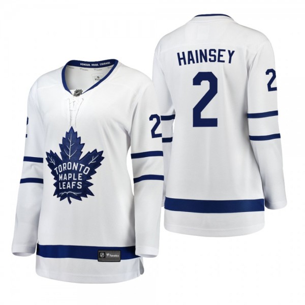 Women's Ron Hainsey #2 Toronto Maple Leafs Away Br...