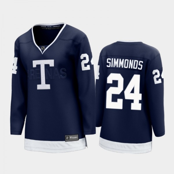Women Toronto Maple Leafs Wayne Simmonds #24 Herit...