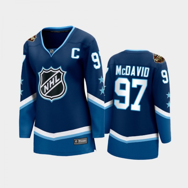 Women Edmonton Oilers Connor McDavid #97 2022 NHL ...