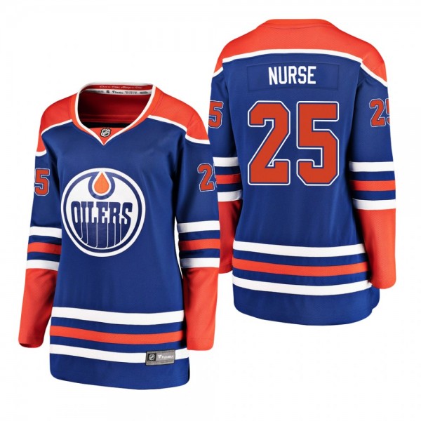 Women's Darnell Nurse #25 Edmonton Oilers 2019 Alt...