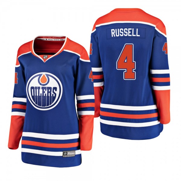 Women's Kris Russell #4 Edmonton Oilers 2019 Alter...