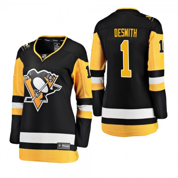 Women's Casey DeSmith #1 Pittsburgh Penguins Home ...