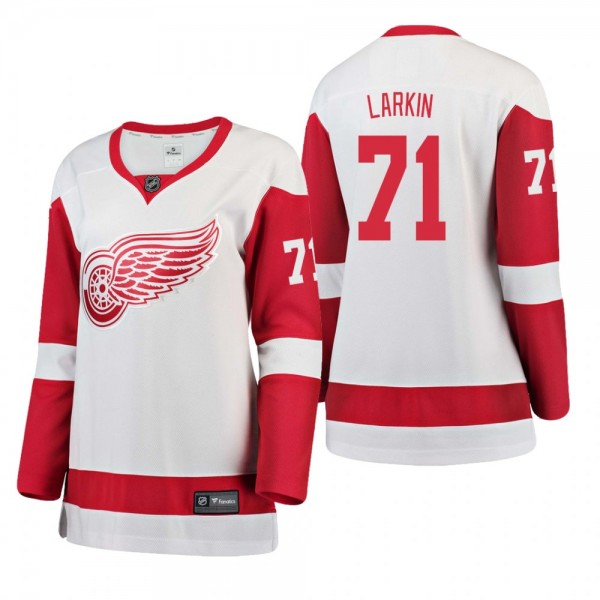 Women's Dylan Larkin #71 Detroit Red Wings Away Br...