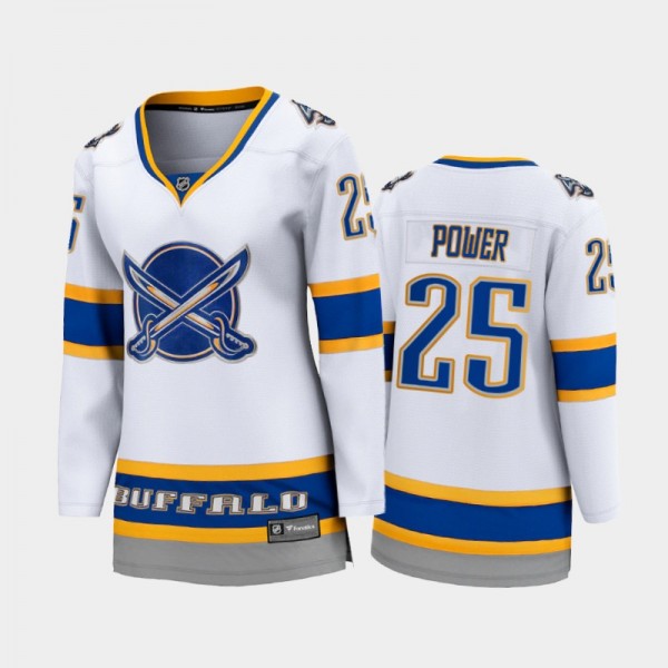 Women Buffalo Sabres Owen Power #25 2021 NHL Draft No.1 Special Edition Jersey - White